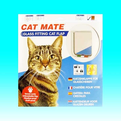 catmate_グラスフィッティング・キャットフラップ